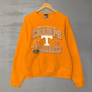 Vintage Pro Layer Tennessee Volunteers Sweatshirt Orange SEC Champs 90s XL